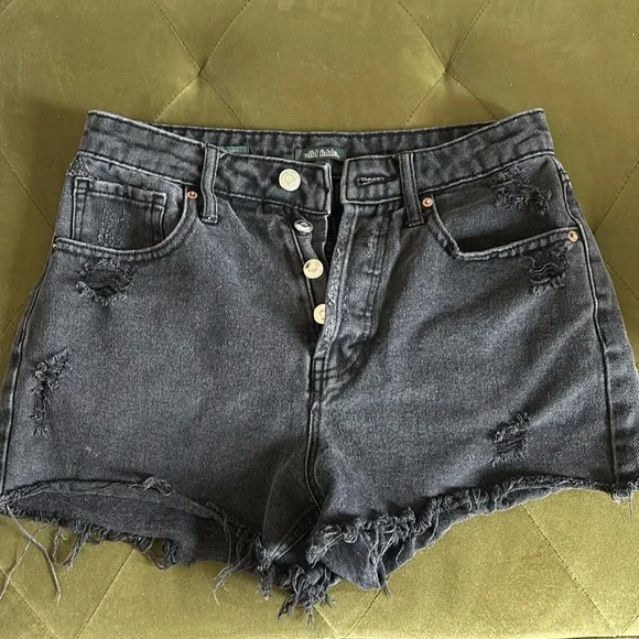 Wild Fable Black/Grey Shorts - Picture 1 of 3